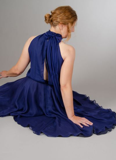 Blaues Kleid